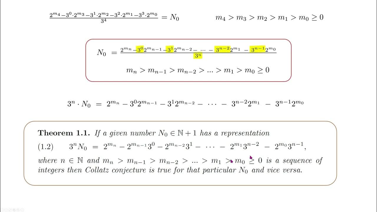 The Proof of Collatz Conjecture - Explained - YouTube