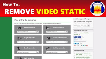 How To: Remove Static / Buzzing / Background Noise in Videos