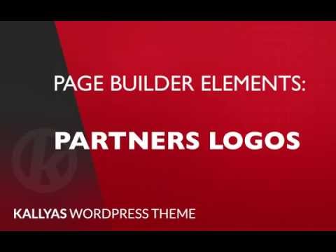 Partners logos (Page Builder Element in Kallyas WordPress theme v4.0 )