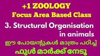 Plusone Zoology focus area class | Structural Organization in animals | Science master | +1 zoology