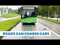 Worlds first electric road charging evs while driving