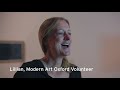 Documentary curating flow with volunteers at modern art oxford