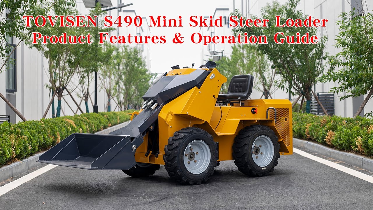 TOVISEN S490 Mini Skid Steer Loader – Product Features & Operation Guide
