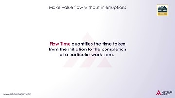 Flow Metrics | Lean-Agile Principle-6 | Advance Agility