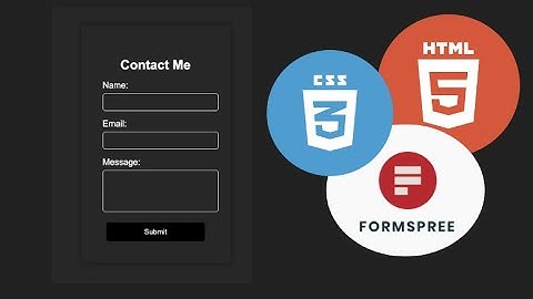 Creating a Contact Form with Formspree