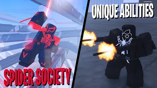 [Spider Society] New Unique Abilities In This Roblox Spiderman Game (Web-Verse)