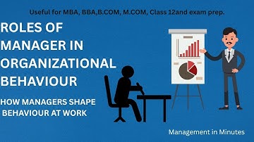 Roles of Manager in Organizational Behaviour | Mintzberg’s 10 Managerial Roles