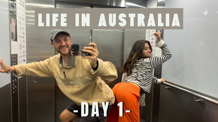 life in australia: day 1: survive the jet lag while getting things done