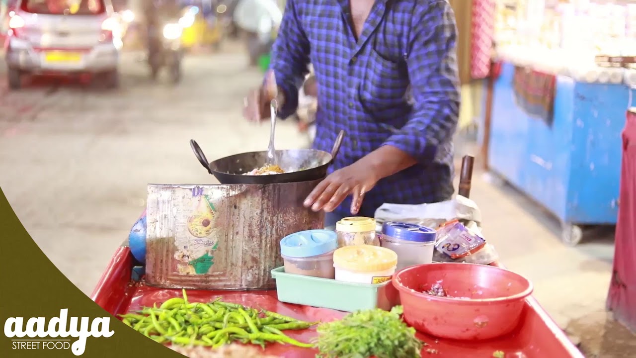 Making of healthy sprouts fry Healthy Sprouts Street Food Roadside