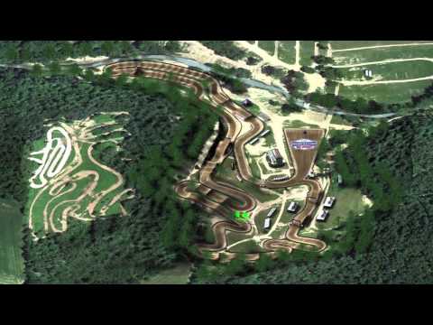 Spring Creek Animated Track Map Helicopter View
