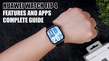 Huawei Watch Fit 4 Features and Apps Walkthrough