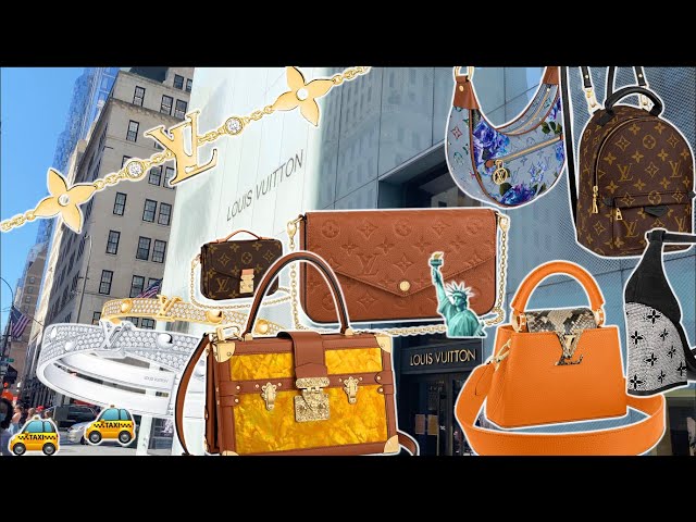NEW YORK LOUIS VUITTON LUXURY SHOPPING VLOG Madison Avenue Fall Autumn Louis  Vuitton Collection 