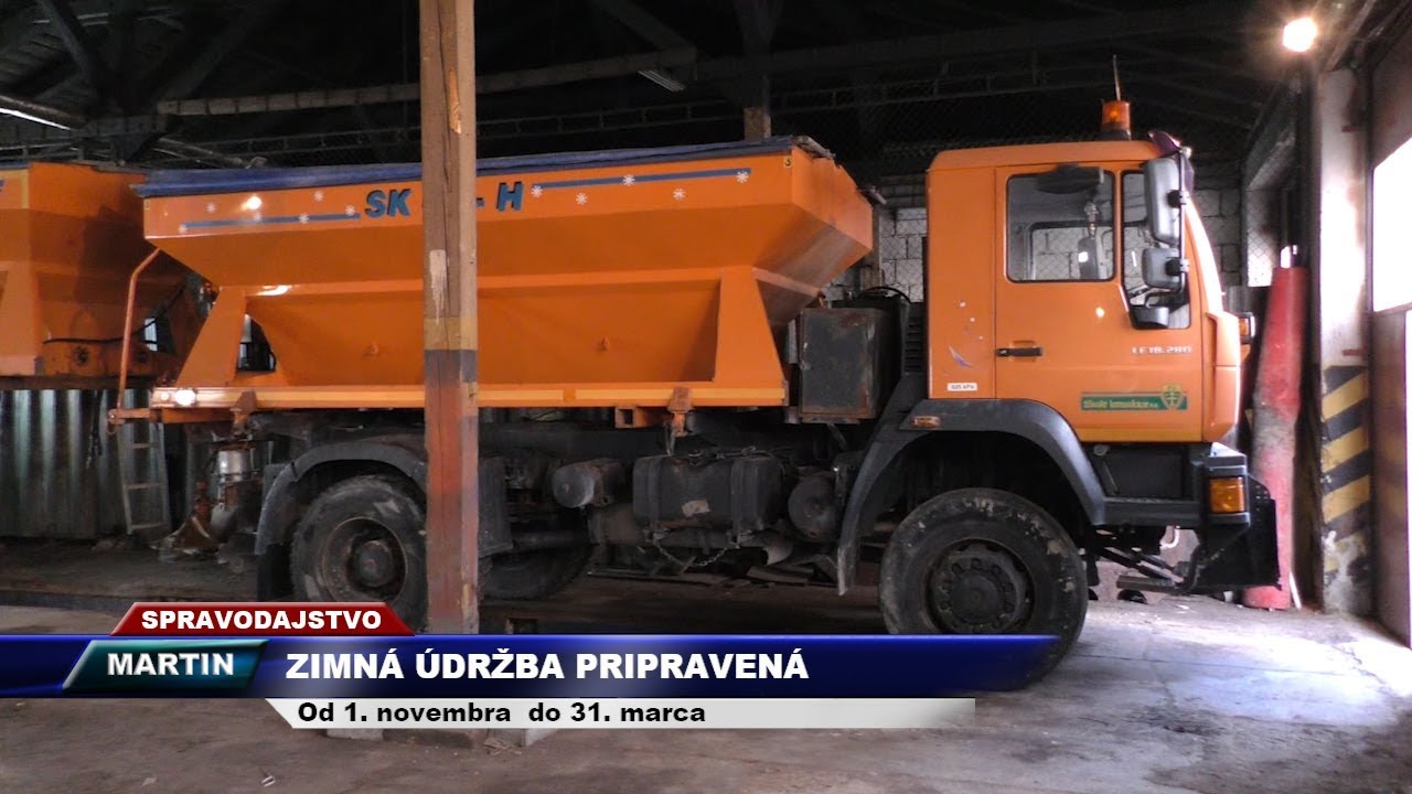 TV SEVERKA - Zimná údržba pripravená