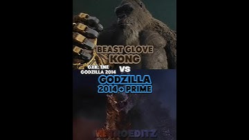 Kong (Beast Glove) vs Godzilla 2014 #godzillaxkong #vs #godzilla2014 #wis #roadto2k #trending