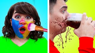 PAUSE CHALLENGE FUNNY PRANKS WAR | FUN PRANKS AND CHALLENGES FOR FRIENDS AND FAMILY