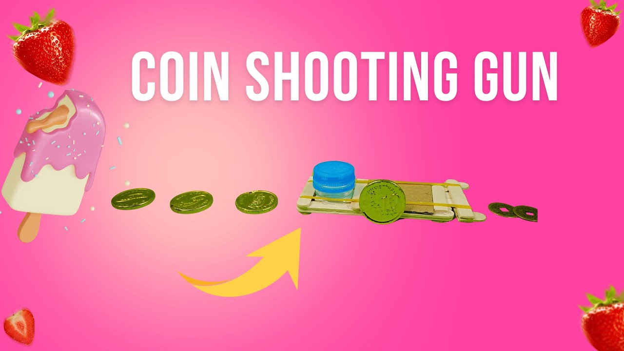 DIY Super-Powered Coin Gun from Recycled Materials! 