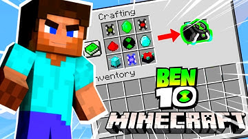 Minecraft, But I can Craft Omnitrix.....
