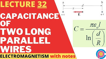 capacitance of two long parallel wires | Capacitance of capacitor | imran abid
