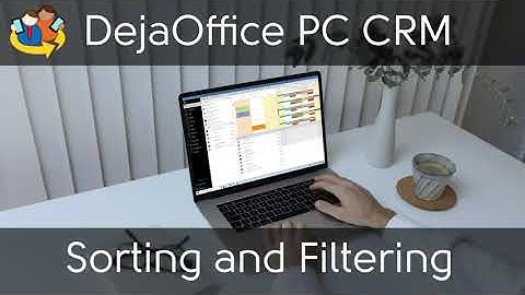 DejaOffice PC - Sorting and Filtering