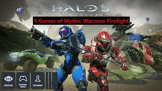 [4K] Halo 5 Mythic Warzone Firefight 5 Games