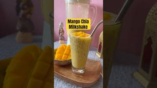 Mango Chia Shake #shake #mango #summerdrink #healthy #protein n