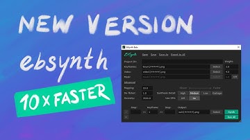 EbSynth Beta Is OUT!