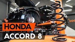 Vgradnja Vlezajenje nosilec osi HONDA ACCORD: video priročniki