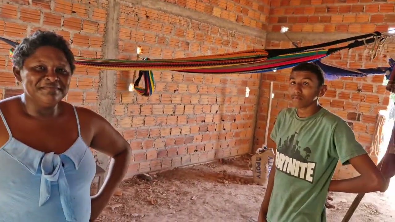 VEJA O ANDAMENTO DO PISO QUEIMADA DA CASA DA DONA GRAÇA 
