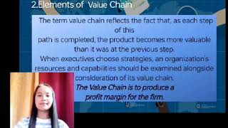 STRATEGIC MANAGEMENT         Value Chain