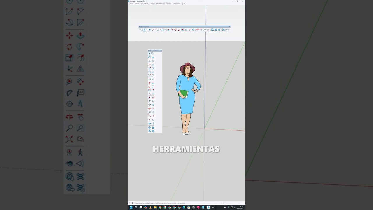 Sketchup 2026 - Barra de Herramientas - Facil  