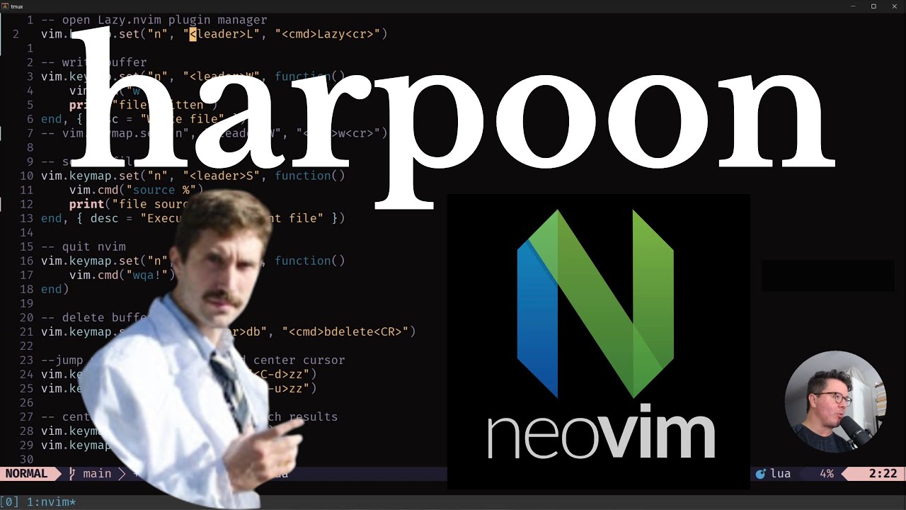 My Neovim Config 3 - fast file switching with Harpoon - YouTube