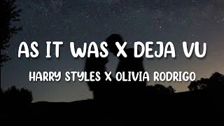 As It Was x Deja Vu - Harry Styles x Olivia Rodrigo (Lyrics) | Mashup by Adam Wright