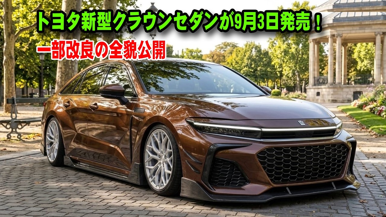 2026 Latest] New Toyota Crown Sedan Launches September 3rd! New G