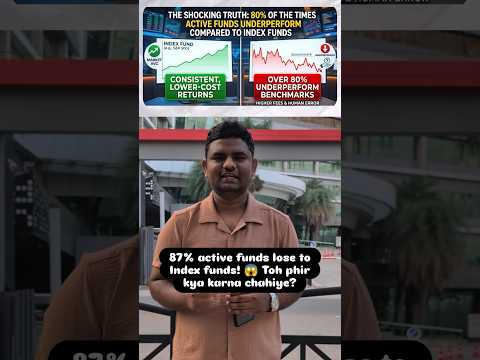 Thumbnail for 📈Index Fund vs 👨‍💻Active Fund — Kaun Better Hai 2026? (2-Part Series) #cakalyan