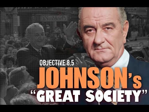 Quel &#233;tait l&#39;objectif du programme Great Society de Johnson ?