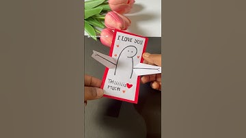 DIY Hug Card craft just in 5 mins ✨ #shorts #shortsfeed
