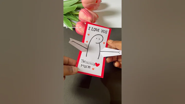 DIY Hug Card craft just in 5 mins ✨ #shorts #shortsfeed