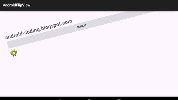 ObjectAnimator example to rotate view