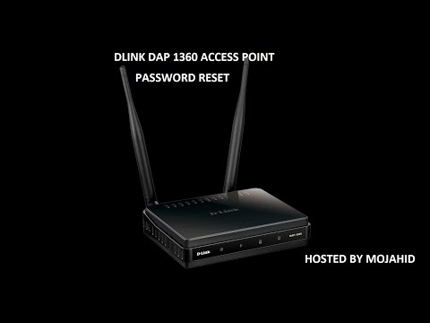 How to Reset the Password on a D-Link DAP-1360