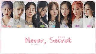 Video thumbnail of "【認聲中字】Lovelyz (러블리즈) - 'Never, Secret (절대, 비밀)'"