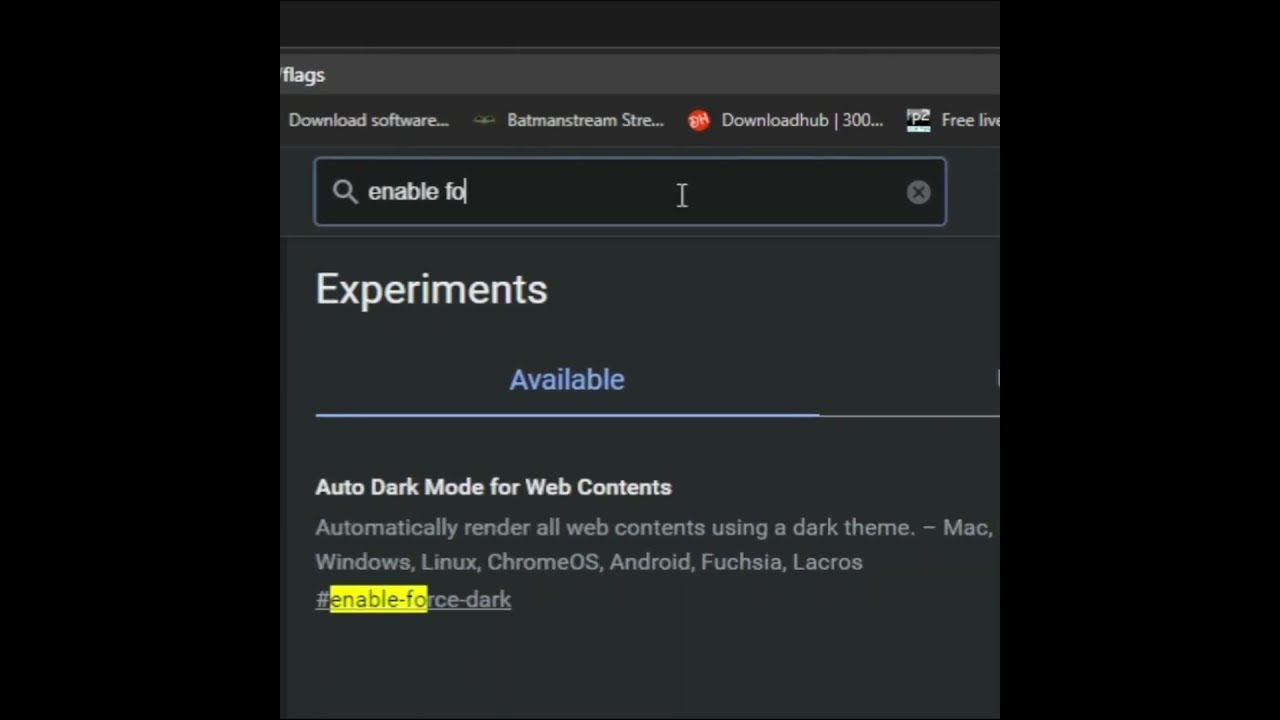 Enable Dark Mode in Google Chrome