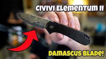 CIVIVI Elementum II Pocket Folding Knife with Button Lock Review