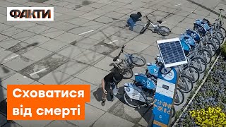 🟧 Мить ПЕКЛА - момент прильоту ракет по центру Вінниці потрапив на камери