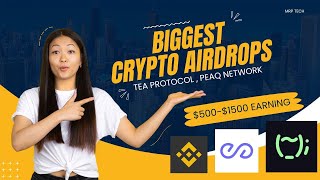 🤑 Claim $500 Airdrop 😍 Tea Protocol Airdrop 🔥   Peaq Network Testnet