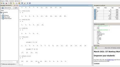 Primeira Aula Scilab - Métodos Numéricos e Computacionais