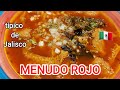 MENUDO ROJO ESTILO JALISCO / Como limpiar y lavar el menudo para que no huela feo 🤭