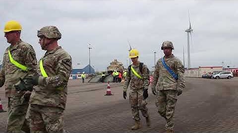 Vlissingen Port Operations - COL Jim Isenhower b-roll (2019) 🇺🇸