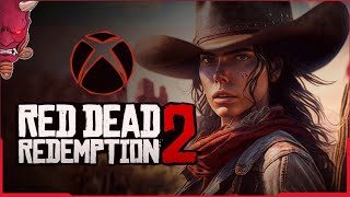 Суровый Дикий Запад Red Dead Redemption 2  на Xbox Series X 1080p
