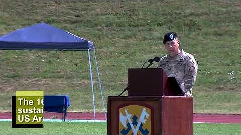 16th Sustainment Brigade Change of Command & Change of Responsibility Ceremony (2019) 🇺🇸