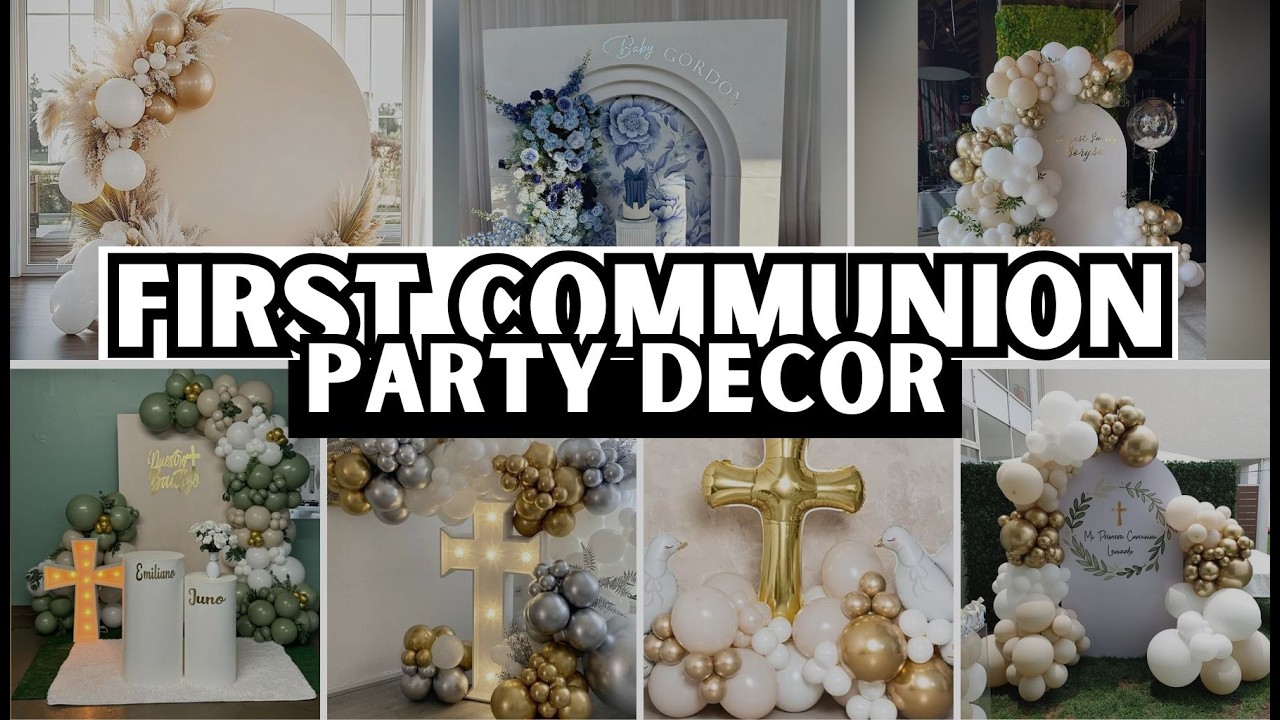 Gorgeous 2025 First Communion Decorations Ideas - Holy 1st Communion Party Ideas At HOME